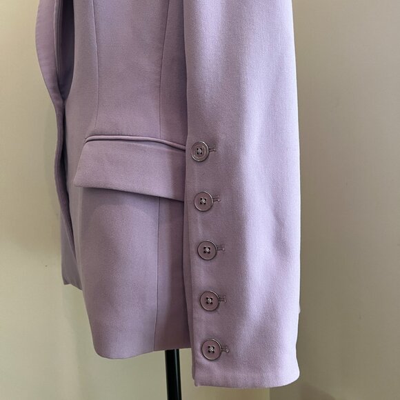 Veronica Beard Dickey Lavender Soft Lilac Purple Dickey Suit Blazer Pants Sz 14 - Picture 5 of 15